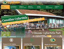 Tablet Screenshot of cyfarthfa.com